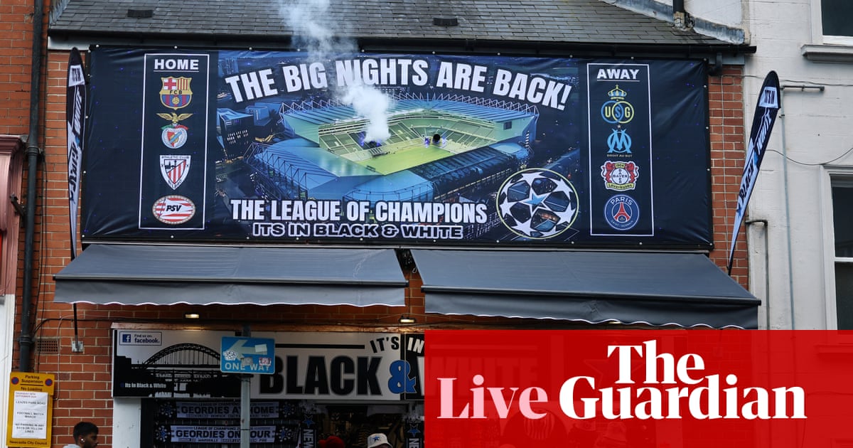 Newcastle United v Barcelona: Champions League live