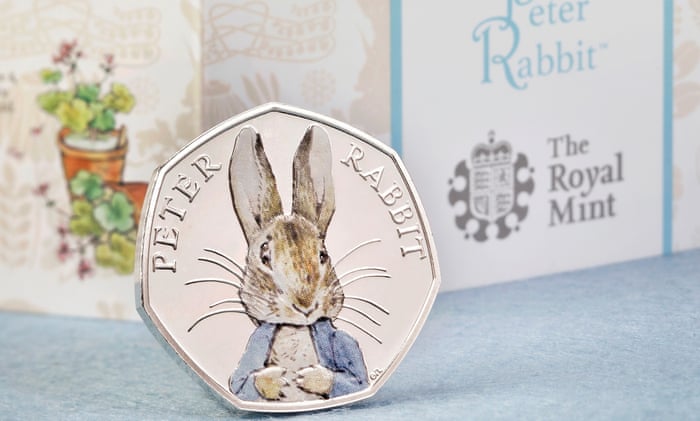 Beatrix Potter Peter Rabbit 50p Coin Set - 2016 & 2017 Tale Of Peter Rabbit 2 Coin Collection