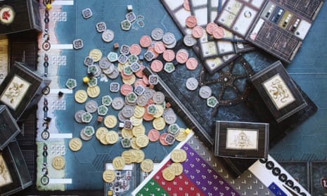 Seafall board game components