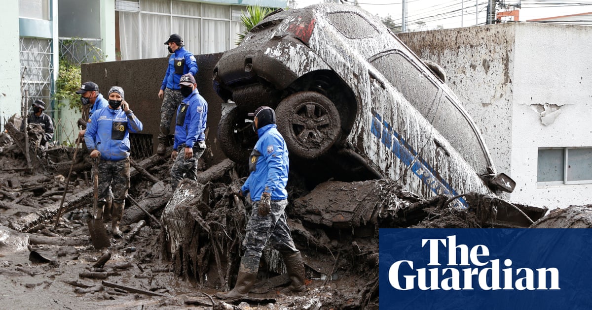 Ecuador landslide: at least 22 dead after hillside collapses in capital Quito