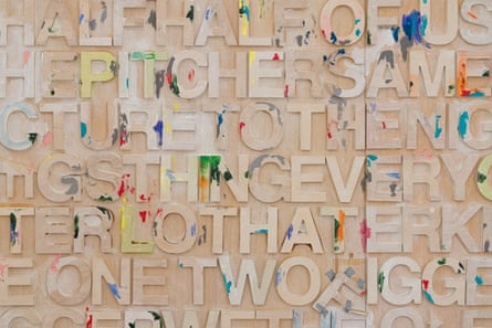 Dada-esque … Identity What We Lose To Real For, 2022 (detail).