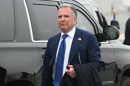 Steve Witkoff at Dover Air Force Base in Delaware on 7 March