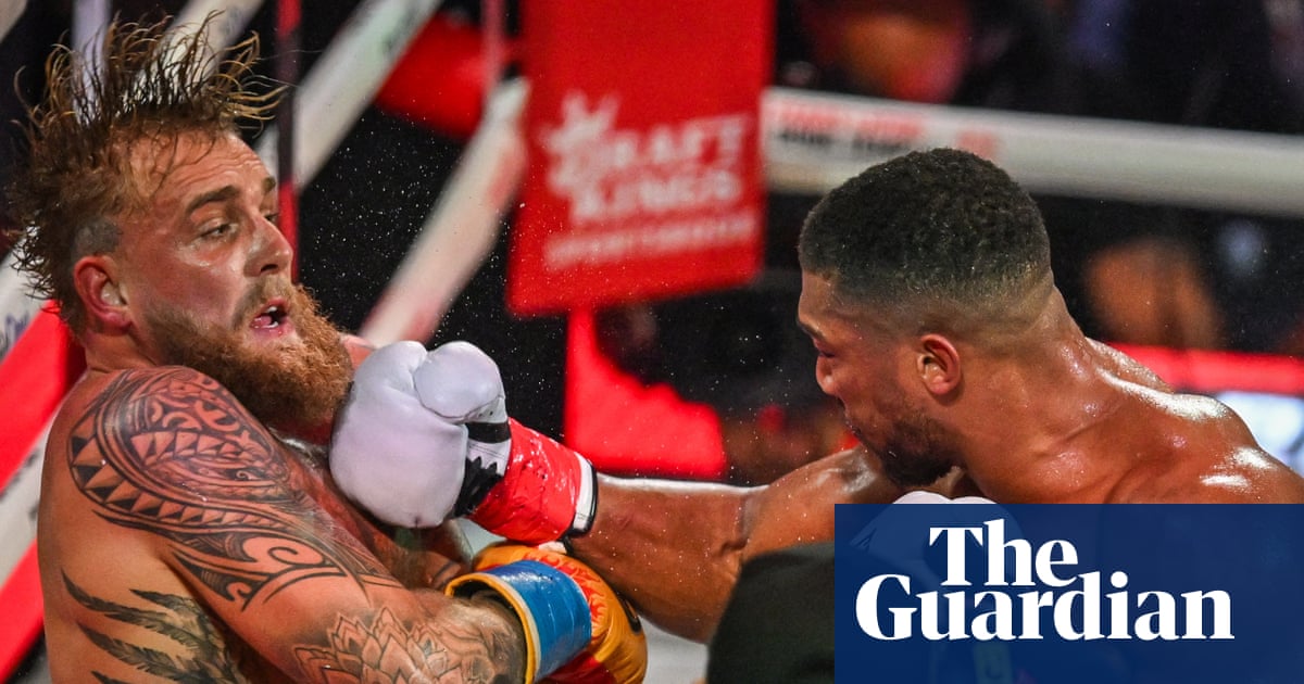 Anthony Joshua calls out Tyson Fury after sending Jake Paul to hospital with broken jaw