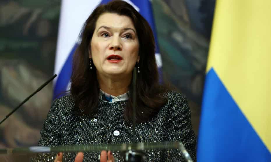 Sweden’s foreign minister, Ann Linde
