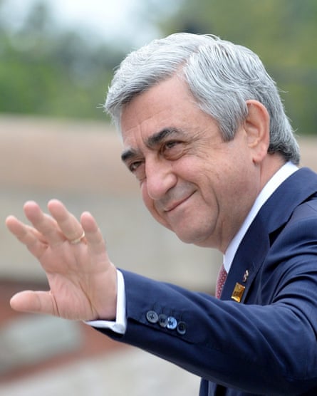 Serzh Sargsyan in Warsaw in July 2016.