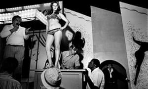 Raw power … Lena on the Bally Box, from the series Carnival Strippers.