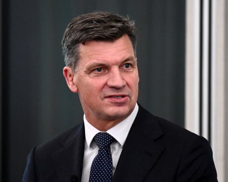 Opposition leader Angus Taylor