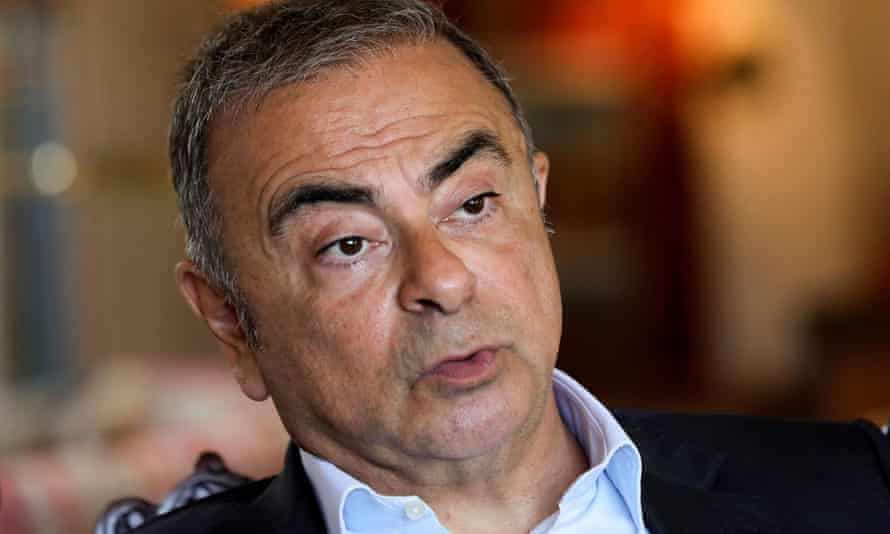 Carlos Ghosn during an interview with Reuters in Beirut, Lebanon, in June 2021
