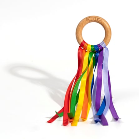 The Little Sensory Bag Co. Rainbow Sensory Ribbon Ring