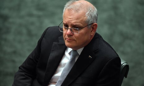 Scott Morrison in question time today.
