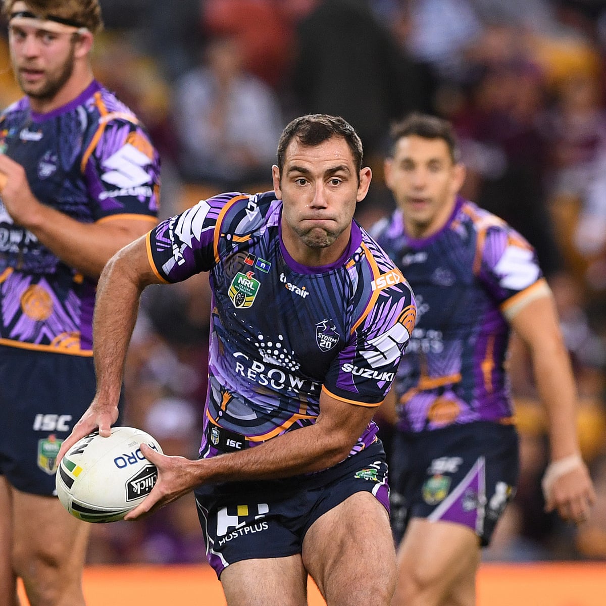 Cameron Smith Banned For First Time In A Decade For Dangerous Tackle Sport The Guardian