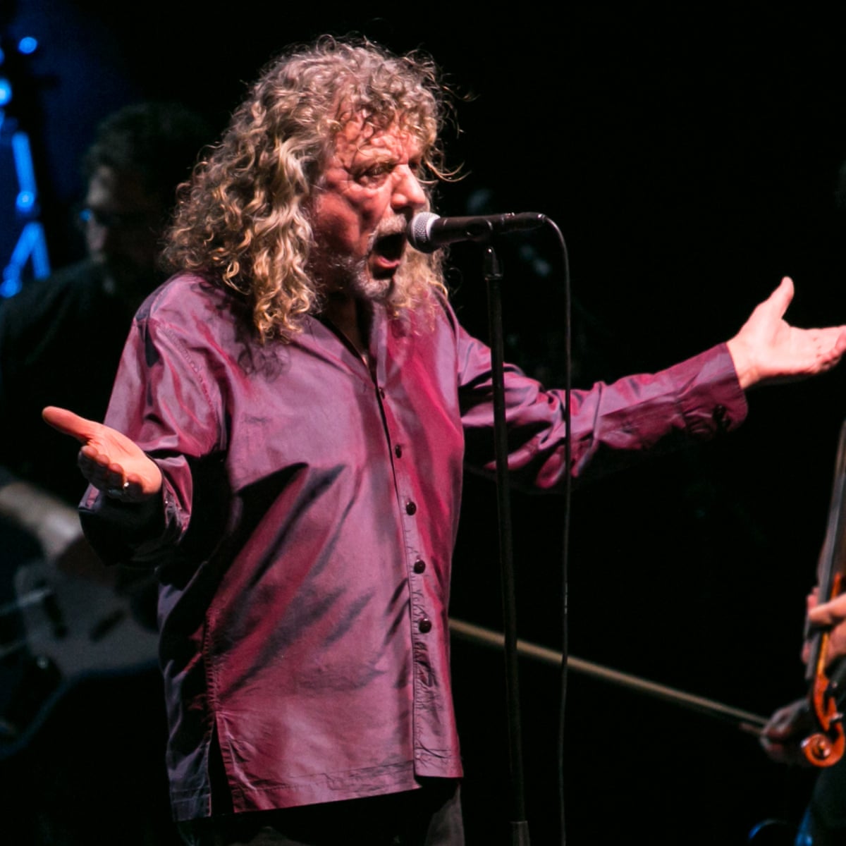 Robert Plant On Stage