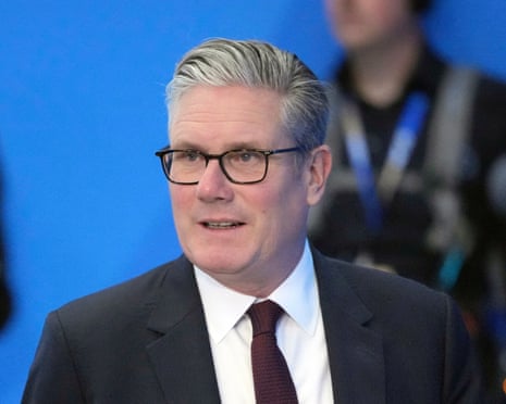 Keir Starmer at the Nato summit at The Hague in the Netherlands on 25 June.