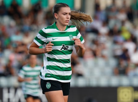 Eaton-Collins in action for Sporting