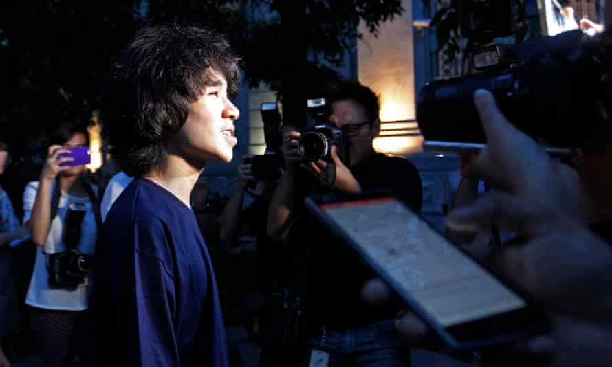 Teenager Amos Yee awaits his sentencing last year.