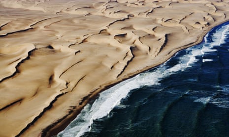 The Nambia sand sea, one of the world heritage sites listed as at risk from oil and gas exploration or mining by the WWF.