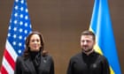 US vice-president Kamala Harris announces $1.5bn in Ukraine aid