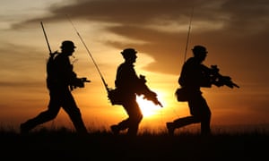 British troops on patrol