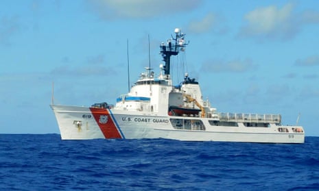 A US coast guard ship