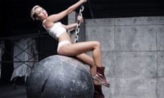 Intentional acts of destruction ... a still from Miley Cyrus’s Wrecking Ball video (2013).