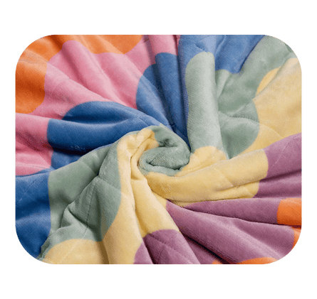 Oodie Pastel Wave Sherpa Blanket