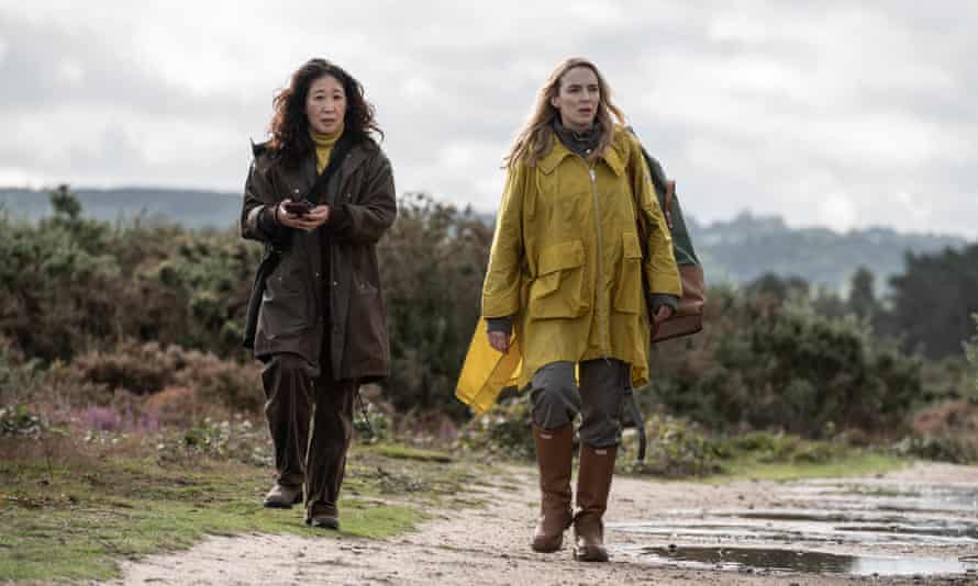 Sandra Oh and Jodie Comer in Killing Eve.