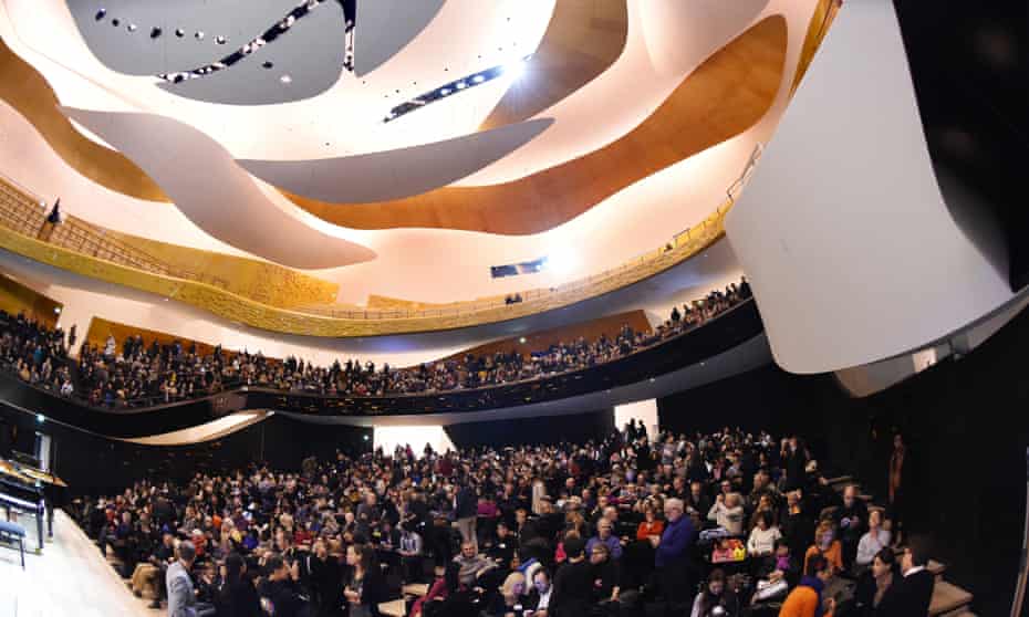 The new Paris Philharmonie, designed by Jean Nouvel: ‘architecturally interesting in a Vegas sort of way’. 