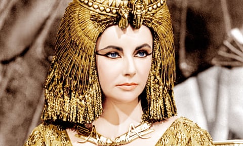 In Cleopatra (1963), the film in which her romance with Richard Burton began.