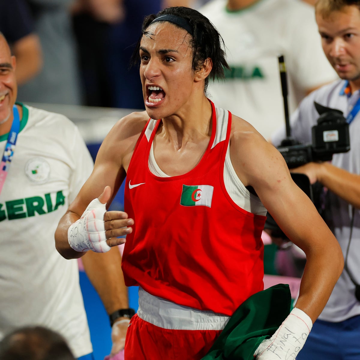 Olympic boxer Imane Khelif takes legal action over male chromosomes claims | Boxing | The Guardian