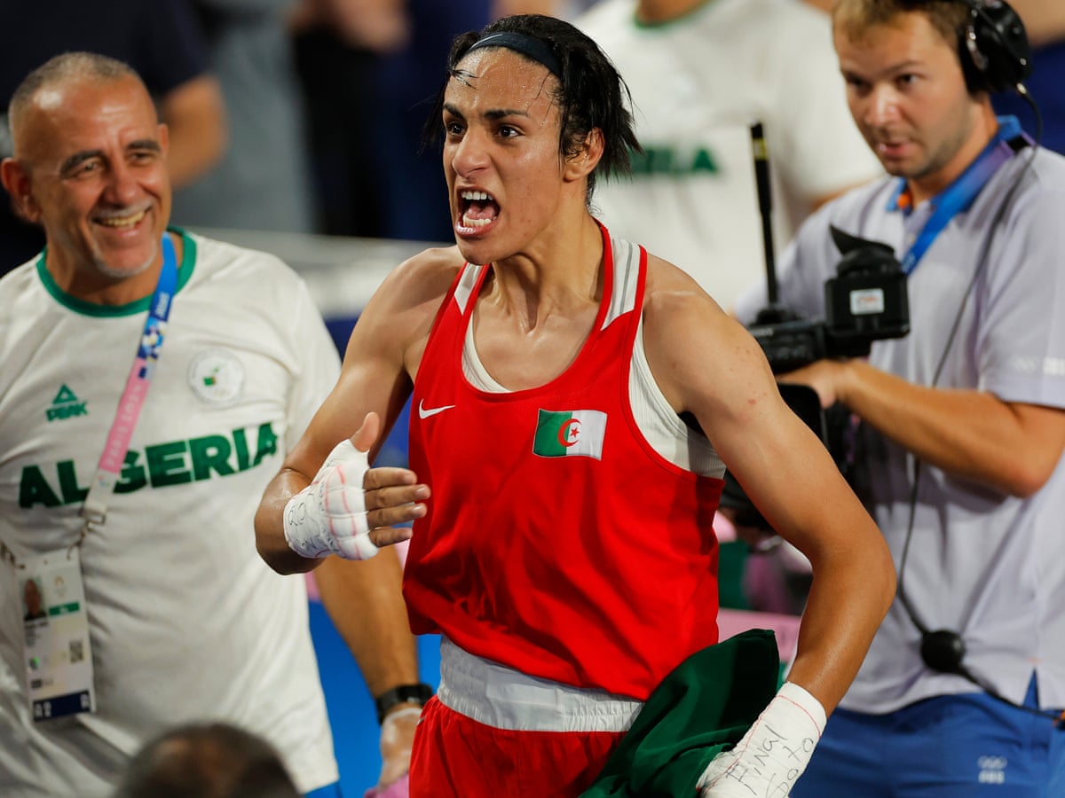 Olympic boxer Imane Khelif takes legal action over male chromosomes claims | Boxing | The Guardian
