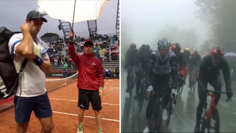 Suspended, cold and cancelled: sport in Italy disrupted by severe weather – video report