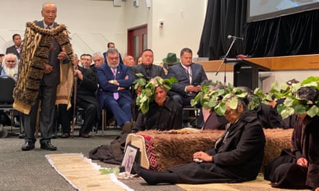 Ngāti Maniapoto iwi (tribe) members and crown representatives meeting in Wellington on Thursday over the treaty settlement