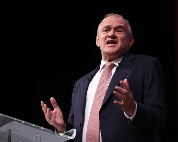 Ed Davey speaking at the Liberal Democrats' party conference.