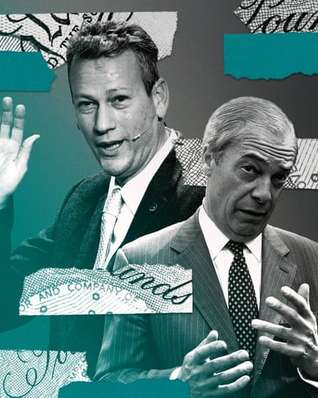 Composite picture of Gill and Farage