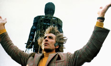 Christopher Lee in The Wicker Man.