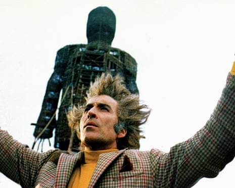Christopher Lee in The Wicker Man.