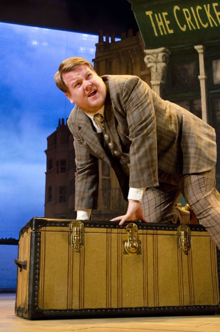 Skiffle makeover … James Corden in One Man, Two Guvnors at the Lyttelton theatre, London, in 2011.