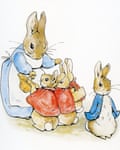 Beatrix Potter’s 1902 painting of Peter Rabbit.