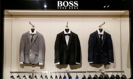 ‘Very different from craft beer’: Hugo Boss suits.