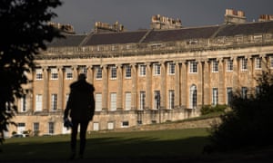 The Royal Crescent in Bath, England.