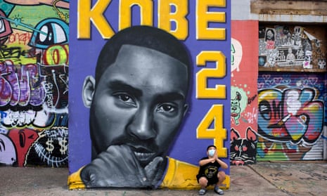 Akileze King Gonzalez poses next to a Kobe Bryant mural in downtown Houston, Texas. Texas statewide mask mandate has ended as of today. Businesses are also now allowed to operate at full capacity as long as the hospitals in their region have not been treating a large share of patients for Covid-19. Gov. Greg Abbott announced he was loosening those restrictions so businesses and families in Texas have the freedom to determine their own destiny.