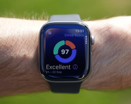 Sleep score on an Apple Watch Series 11.