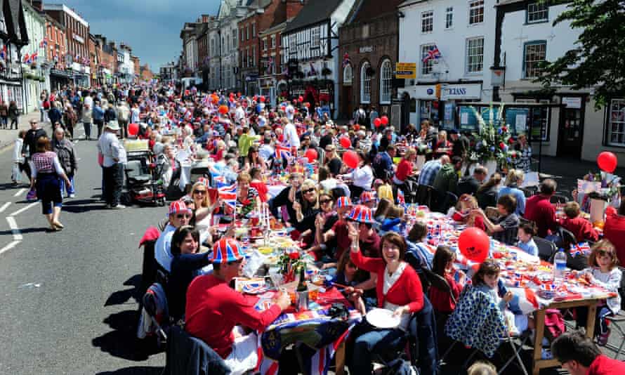 UK preparing for Queen’s platinum jubilee with thousands of events | UK news 1 A street party to commemorate the Queen's Diamond Jubilee in 2012 at Ashby De La Zouch, Leicestershire.