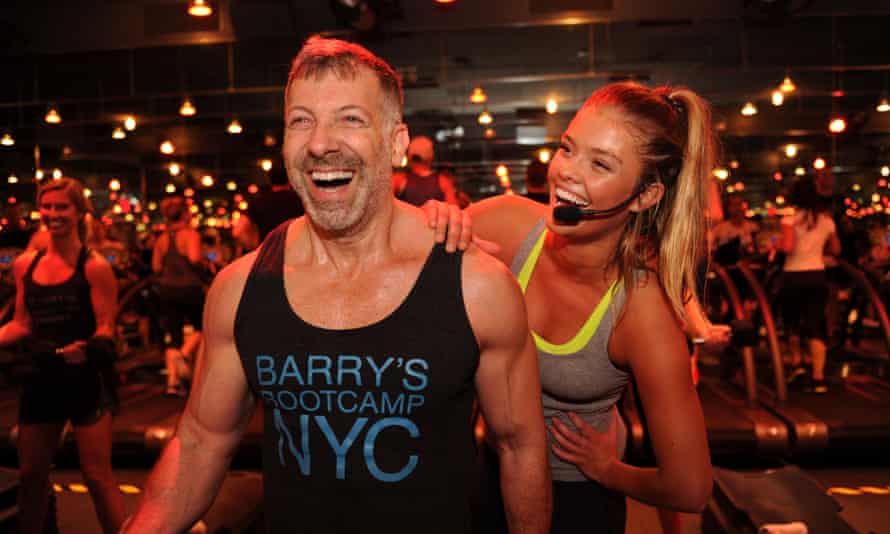 Jay with the model Nina Agdal at a Barry’s Bootcamp in Miami Beach in 2015.