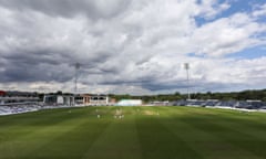 General view of the ground during the County Championship match between Durham and Middlesex
