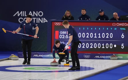 Bruce Mouat on the tense final end against Switzerland which Britain won to seal the passage into Saturday’s final.