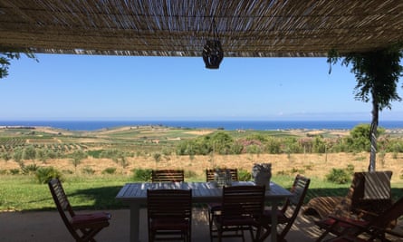 The view from Villa Melograno