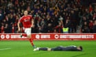 Nottingham Forest's Chris Wood floors Crystal Palace after Henderson blunder