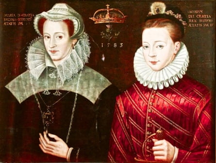 Double portrait of Mary, Queen of Scots and James VI, 1580s, unknown artist.
