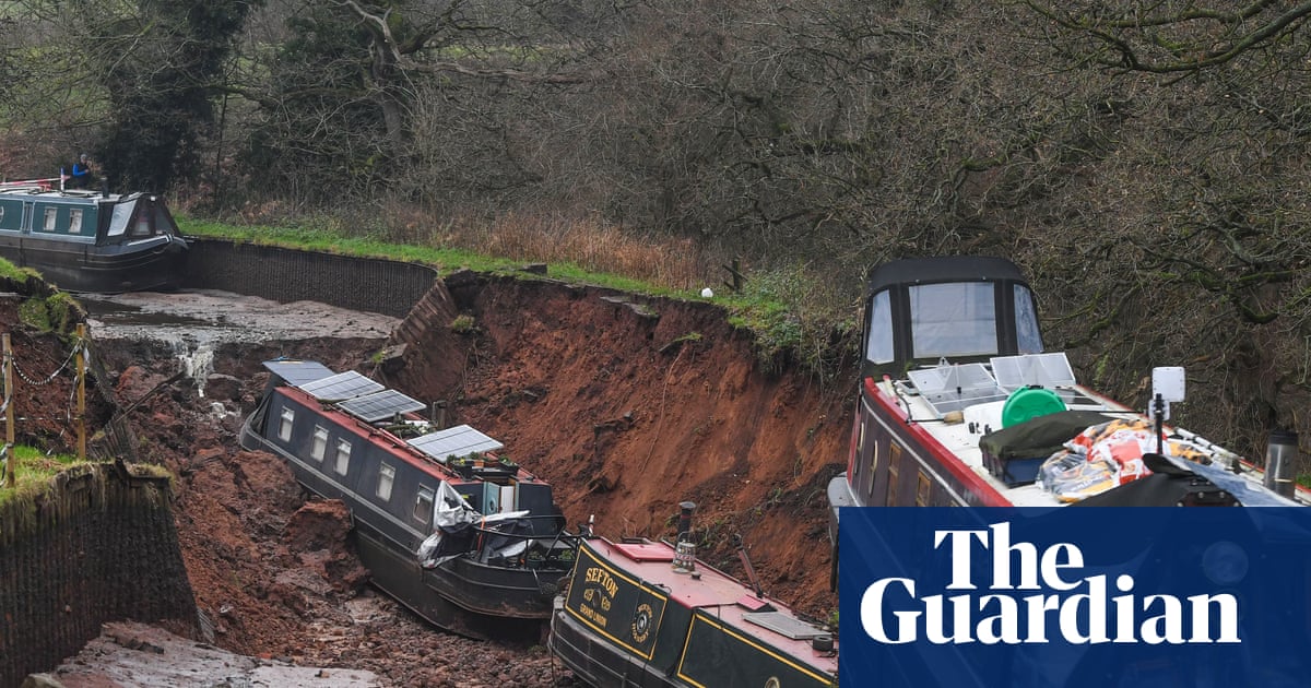 Shropshire canal breach caused by collapse of artificial embankment
